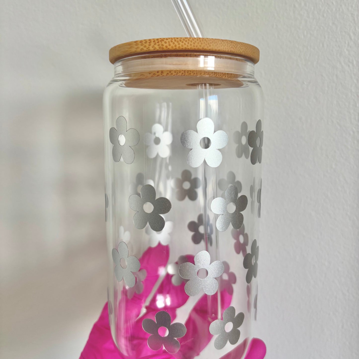 Cosmic Cupđ¸-Silver Flowers